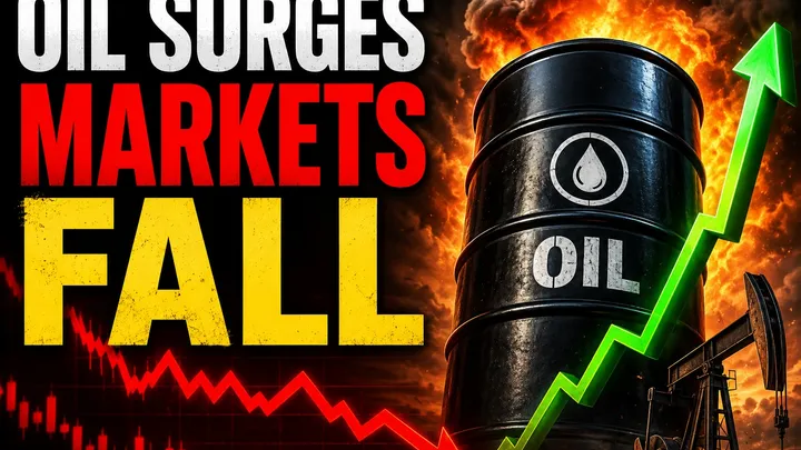 US Stocks Fall as Oil Jumps 5% and Treasury Yields Climb