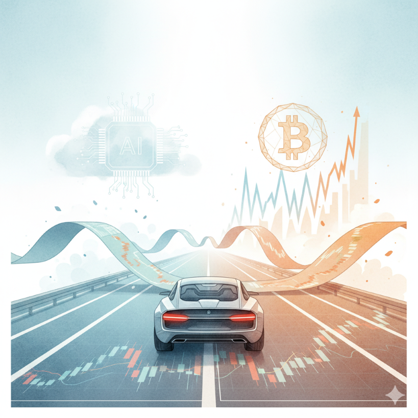 From Cruise Control to Caution: What Nvidia and Bitcoin Are Telling Us About Risk - Article cover image