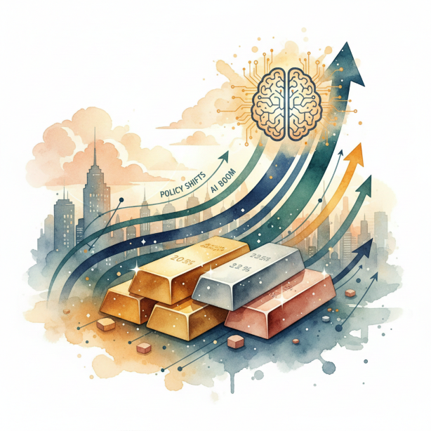 2025's ETF Superstars: Metals, Policy Shifts, and the AI Boom Drive Triple-Digit Gains - Article cover image