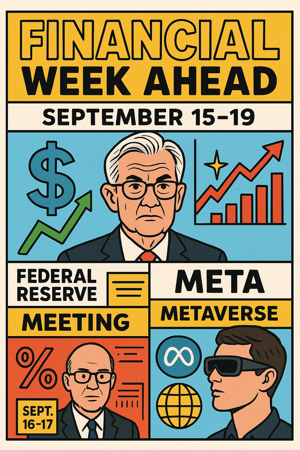 Financial Week Ahead: Fed's Shadow Looms Large as Meta Ready for Connect Conference