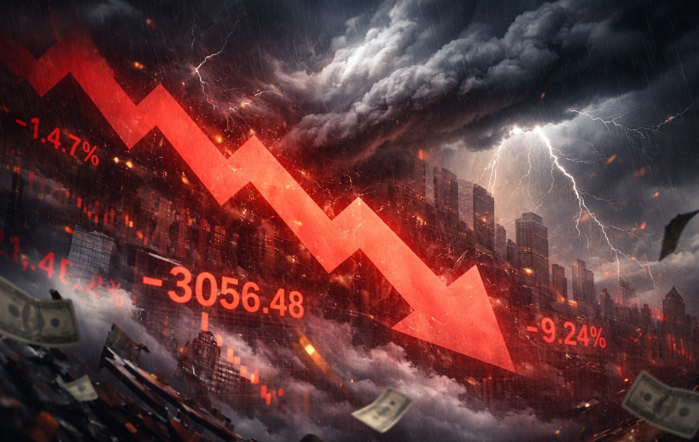 Caution Intensifies as Technical Bearish Signals Clear and Macro Headwinds Loom, A Real Storm Could Be Approaching - Article cover image