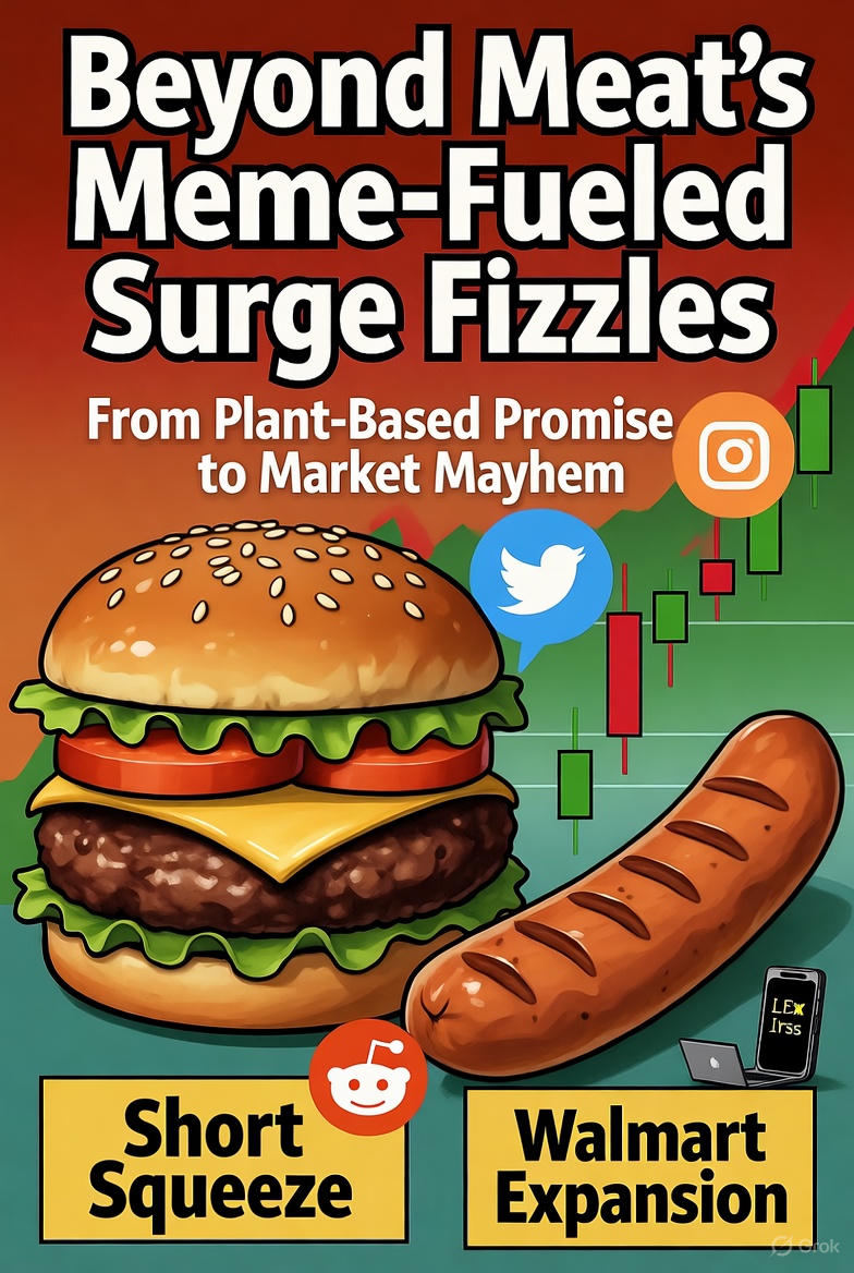 Beyond Meat's Meme-Fueled Surge Fizzles: A Short Squeeze Sputters Amid Lingering Doubts