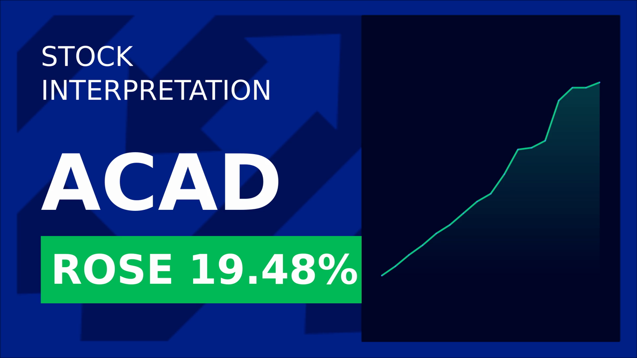Acadia Stock Soars 18%: Why Investors Are Bullish!