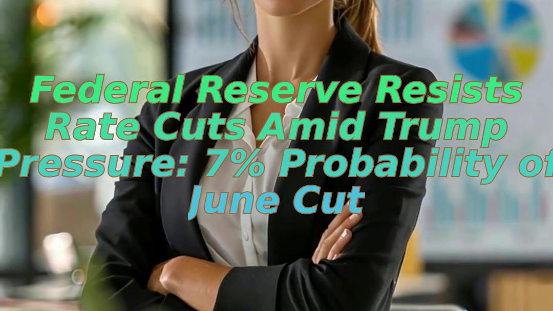 Federal Reserve Resists Rate Cuts Amid Trump Pressure: 7% Probability of June Cut