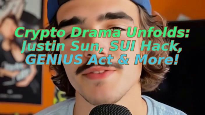 Crypto Drama Unfolds: Justin Sun, SUI Hack, GENIUS Act & More!