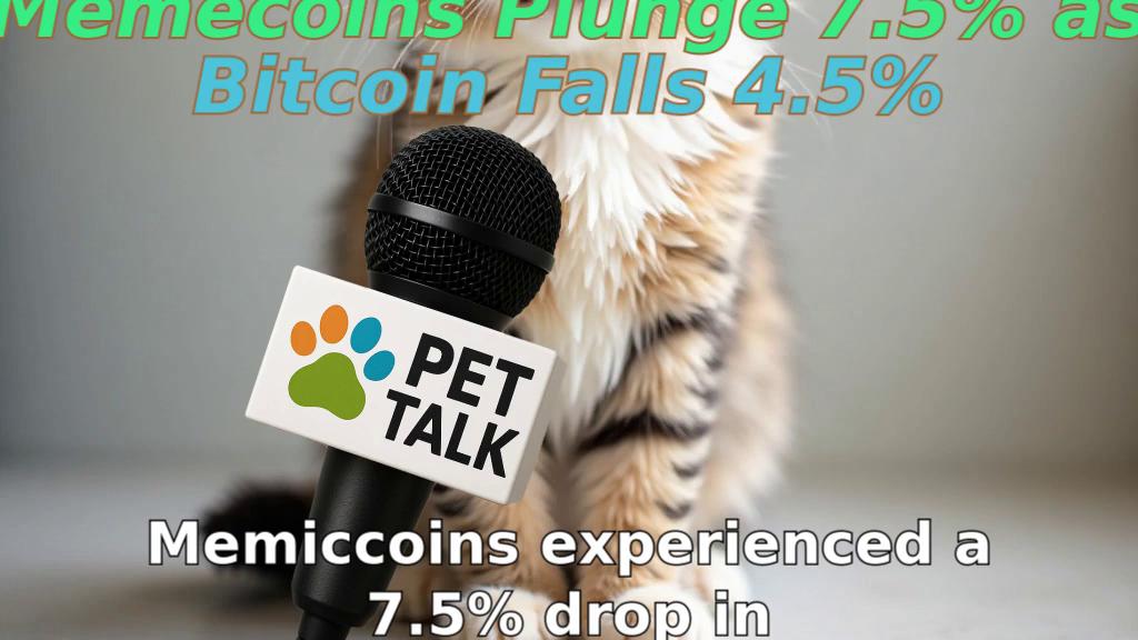 Memecoins Plunge 7.5% as Bitcoin Falls 4.5%