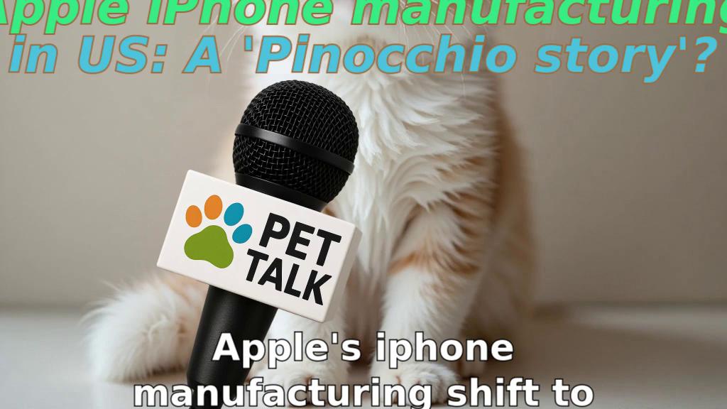 Apple iPhone manufacturing in US: A 'Pinocchio story'?