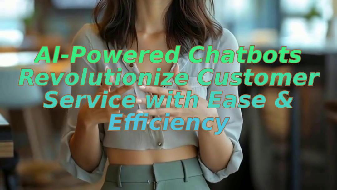 AI-Powered Chatbots Revolutionize Customer Service with Ease & Efficiency