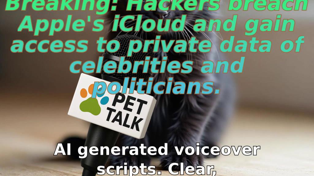 Breaking: Hackers breach Apple's iCloud and gain access to private data of celebrities and politicians.