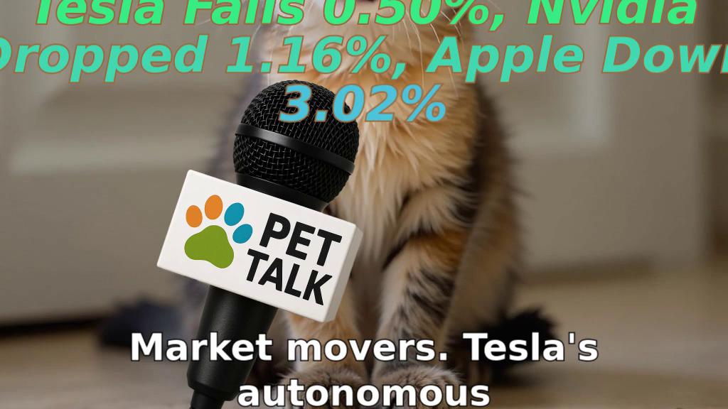 Tesla Falls 0.50%, Nvidia Dropped 1.16%, Apple Down 3.02%