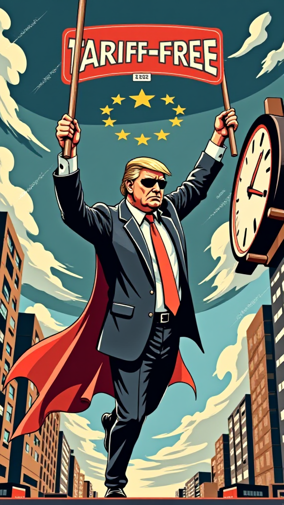 Trump Backtracks on Tariffs After EU Threatens Tech Giants