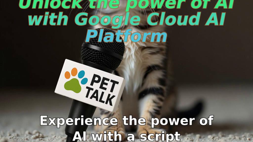 Unlock the power of AI with Google Cloud AI Platform
