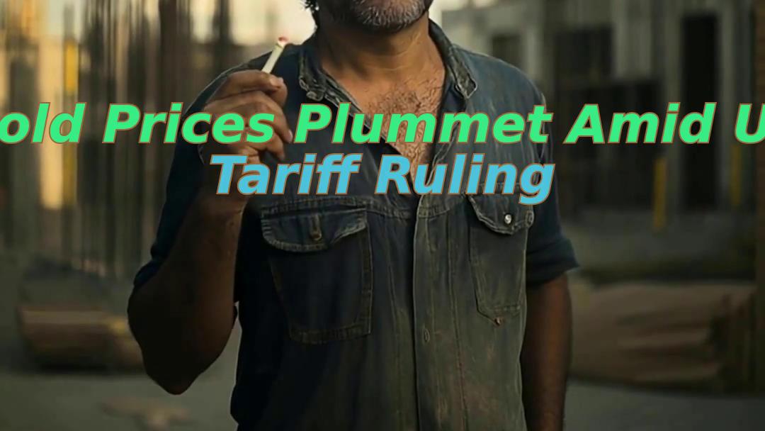 Gold Prices Plummet Amid US Tariff Ruling