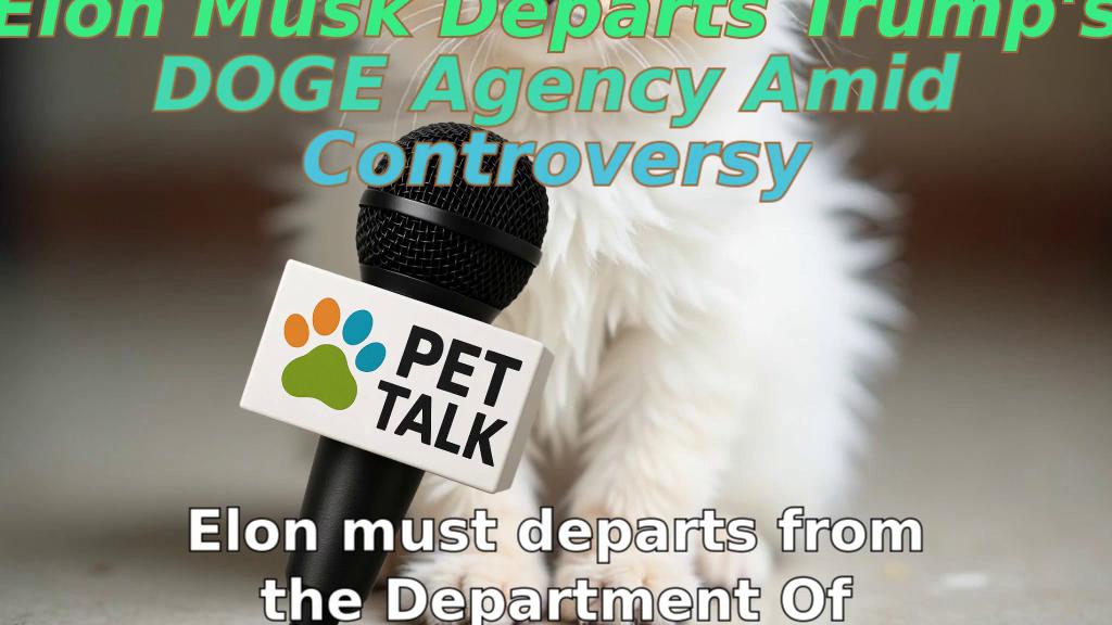 Elon Musk Departs Trump's DOGE Agency Amid Controversy