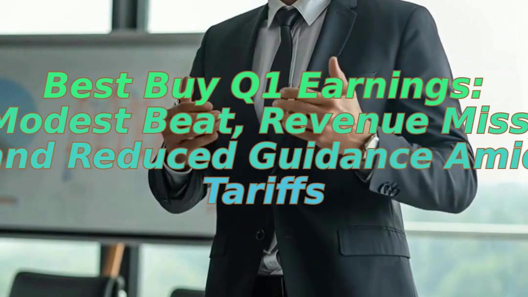 Best Buy Q1 Earnings: Modest Beat, Revenue Miss, and Reduced Guidance Amid Tariffs