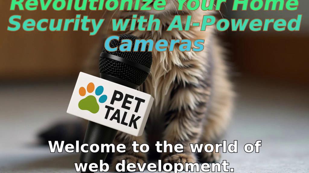 Revolutionize Your Home Security with AI-Powered Cameras