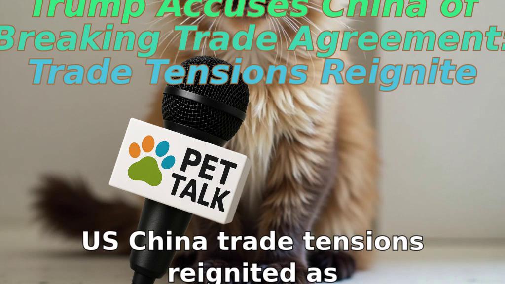 Trump Accuses China of Breaking Trade Agreement: Trade Tensions Reignite
