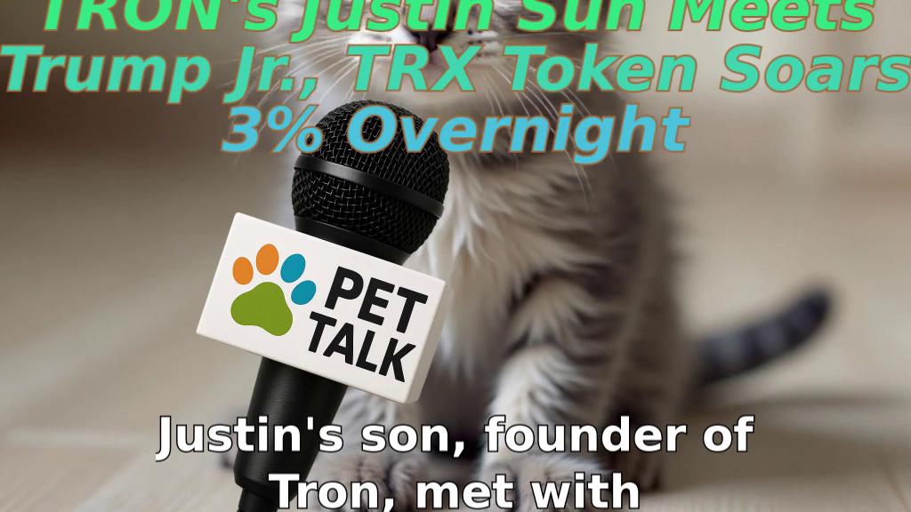 TRON's Justin Sun Meets Trump Jr., TRX Token Soars 3% Overnight