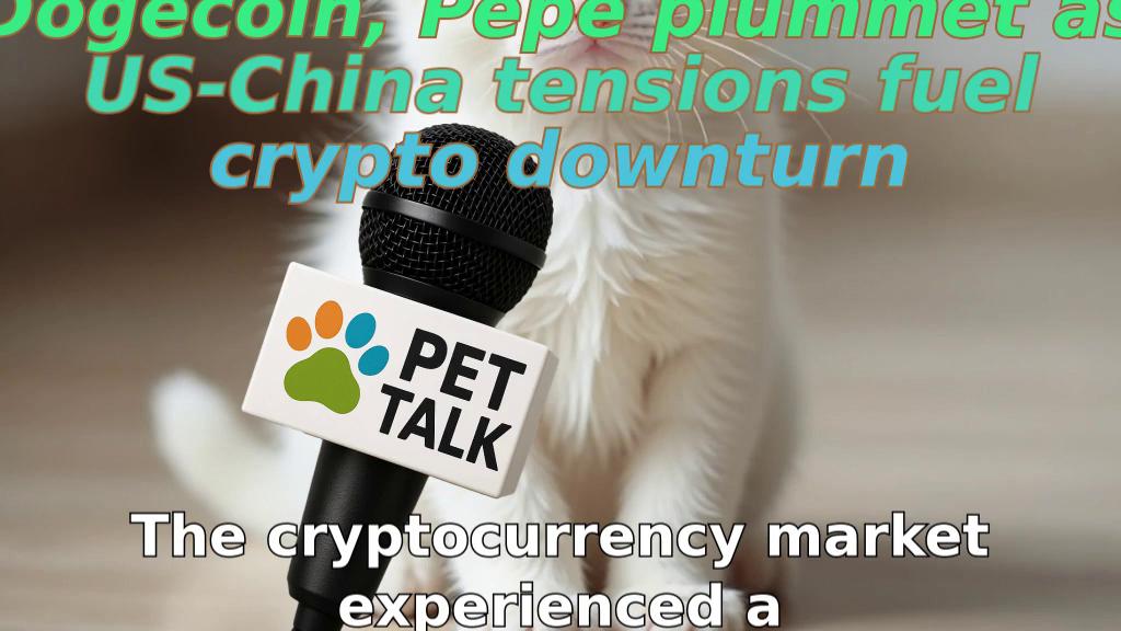 Dogecoin, Pepe plummet as US-China tensions fuel crypto downturn