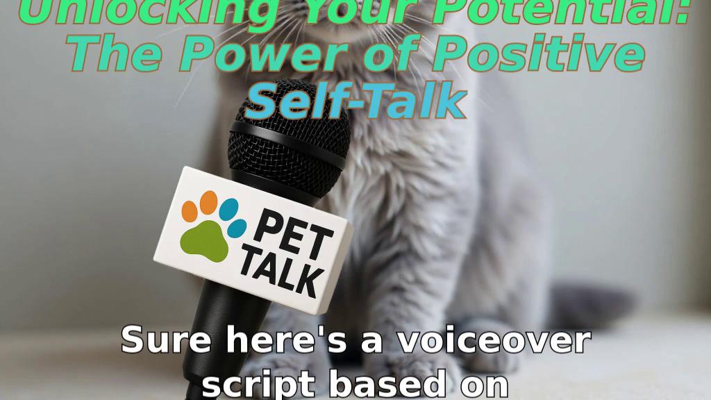 Unlocking Your Potential: The Power of Positive Self-Talk