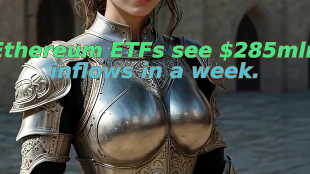 Ethereum ETFs see $285mln inflows in a week.