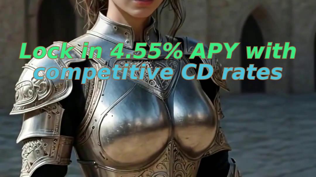 Lock in 4.55% APY with competitive CD rates