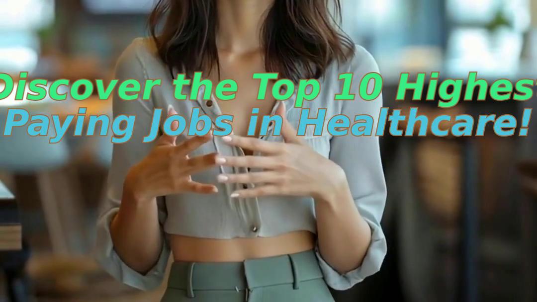 Discover the Top 10 Highest Paying Jobs in Healthcare!
