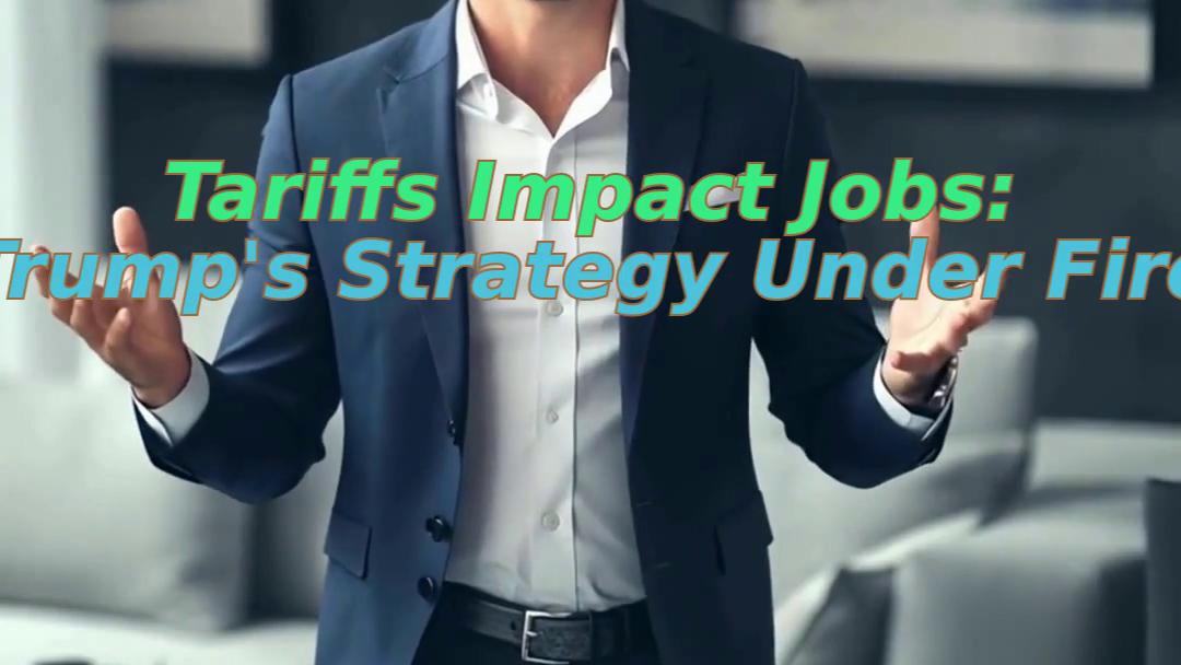 Tariffs Impact Jobs: Trump's Strategy Under Fire
