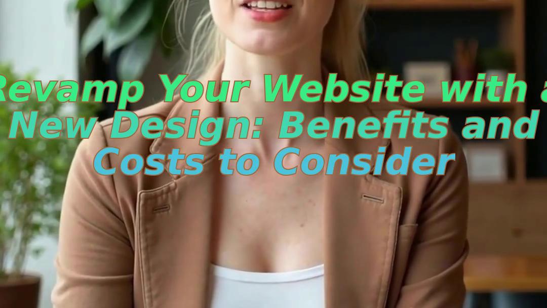 Revamp Your Website with a New Design: Benefits and Costs to Consider