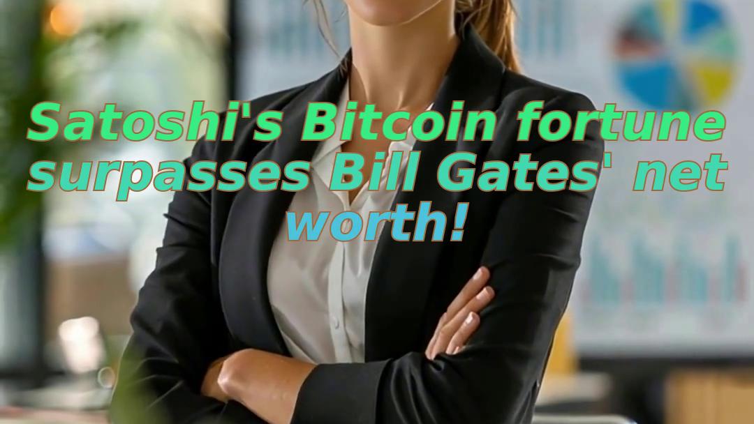 Satoshi's Bitcoin fortune surpasses Bill Gates' net worth!