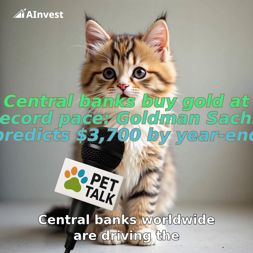 Central banks buy gold at record pace: Goldman Sachs predicts $3,700 by year-end