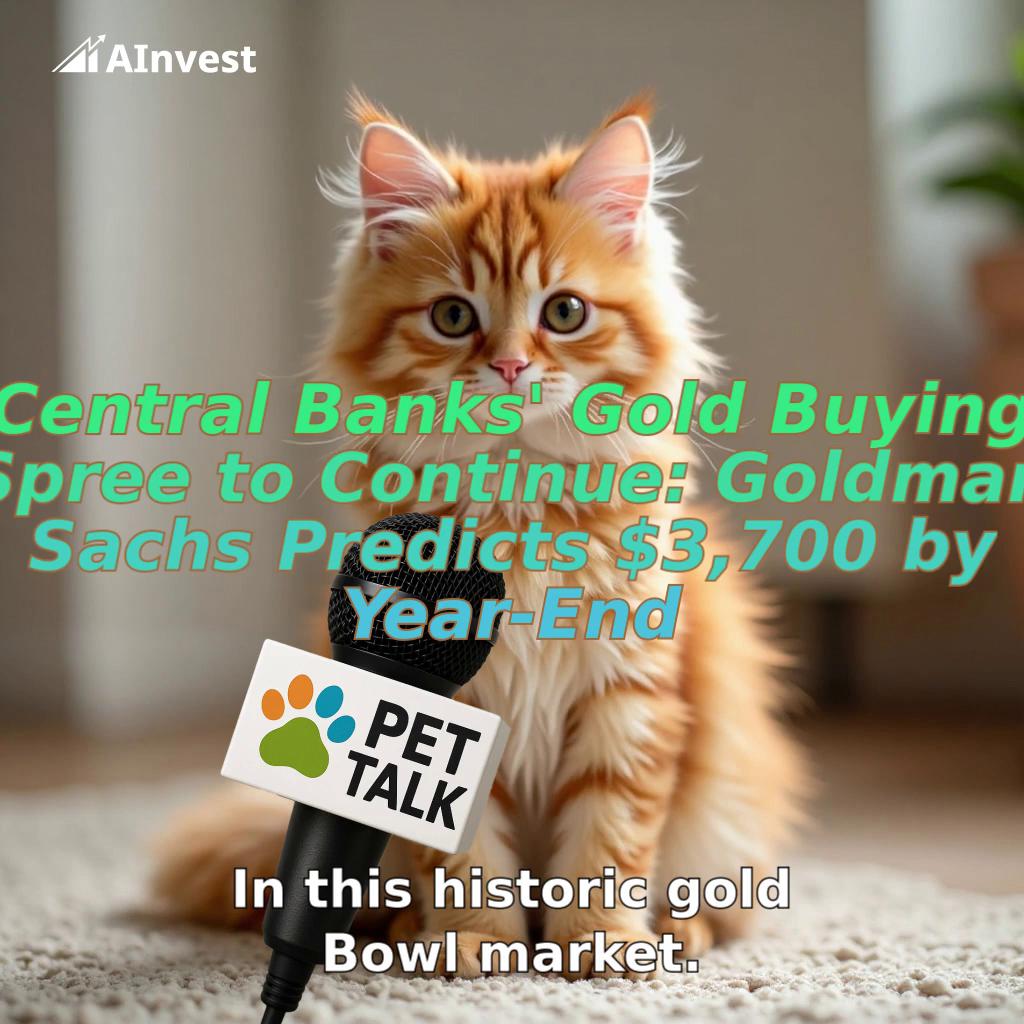 Central Banks' Gold Buying Spree to Continue: Goldman Sachs Predicts $3,700 by Year-End
