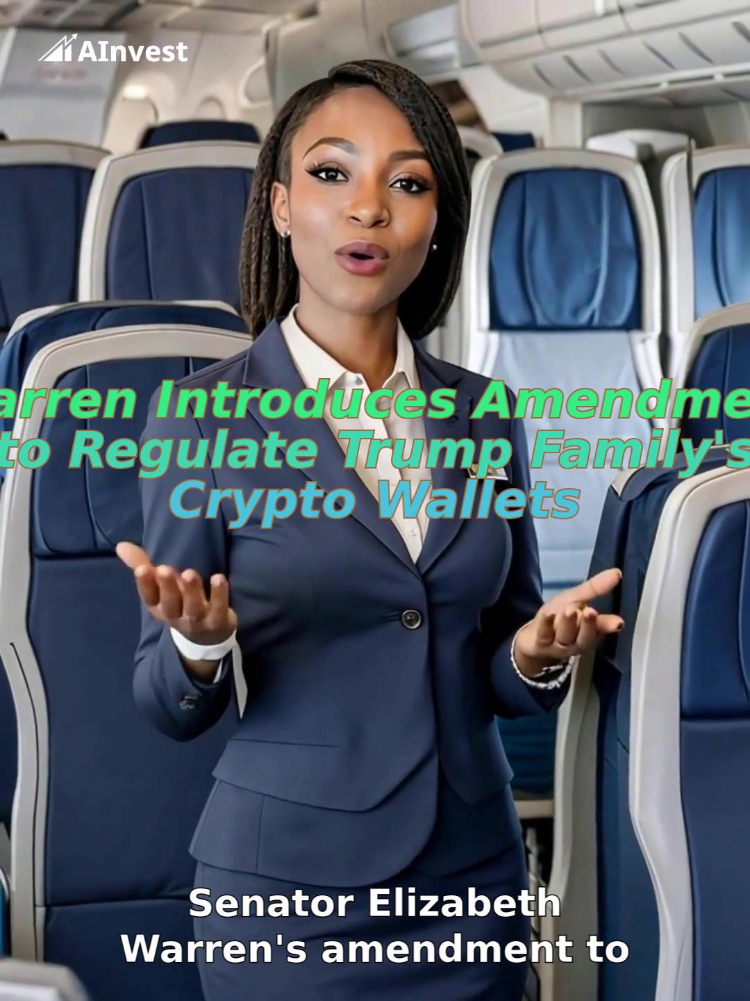 Warren Introduces Amendment to Regulate Trump Family's Crypto Wallets