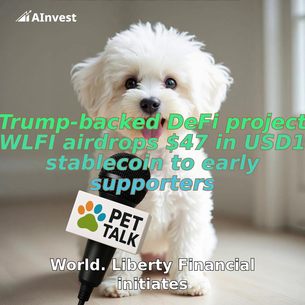 Trump-backed DeFi project WLFI airdrops $47 in USD1 stablecoin to early supporters