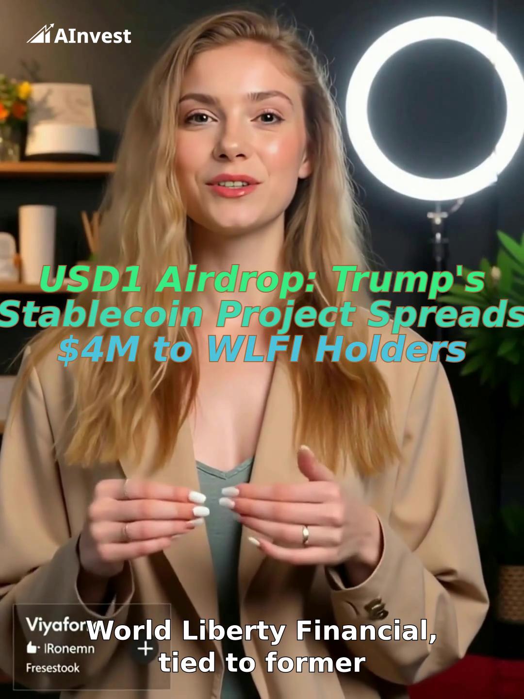 USD1 Airdrop: Trump's Stablecoin Project Spreads $4M to WLFI Holders