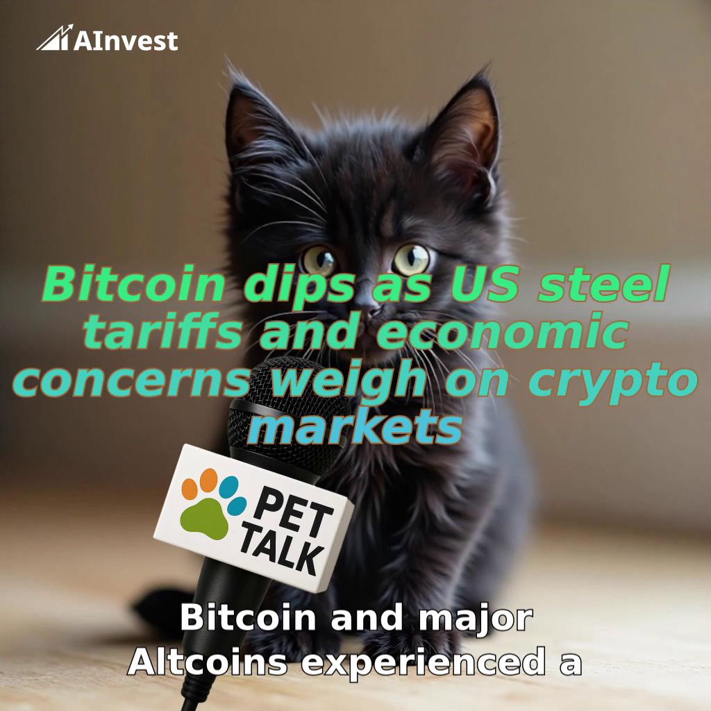 Bitcoin dips as US steel tariffs and economic concerns weigh on crypto markets