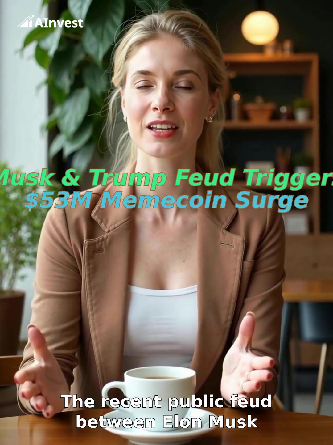 Musk & Trump Feud Triggers $53M Memecoin Surge