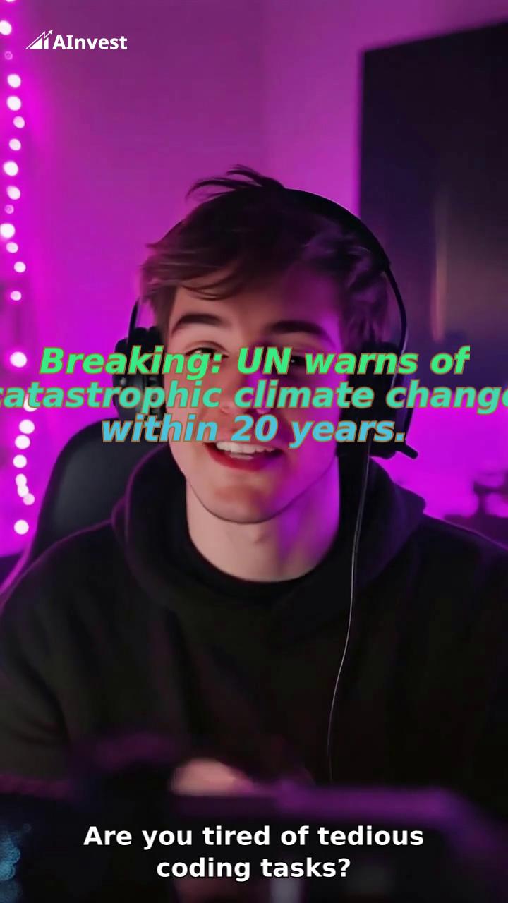 Breaking: UN warns of catastrophic climate change within 20 years.