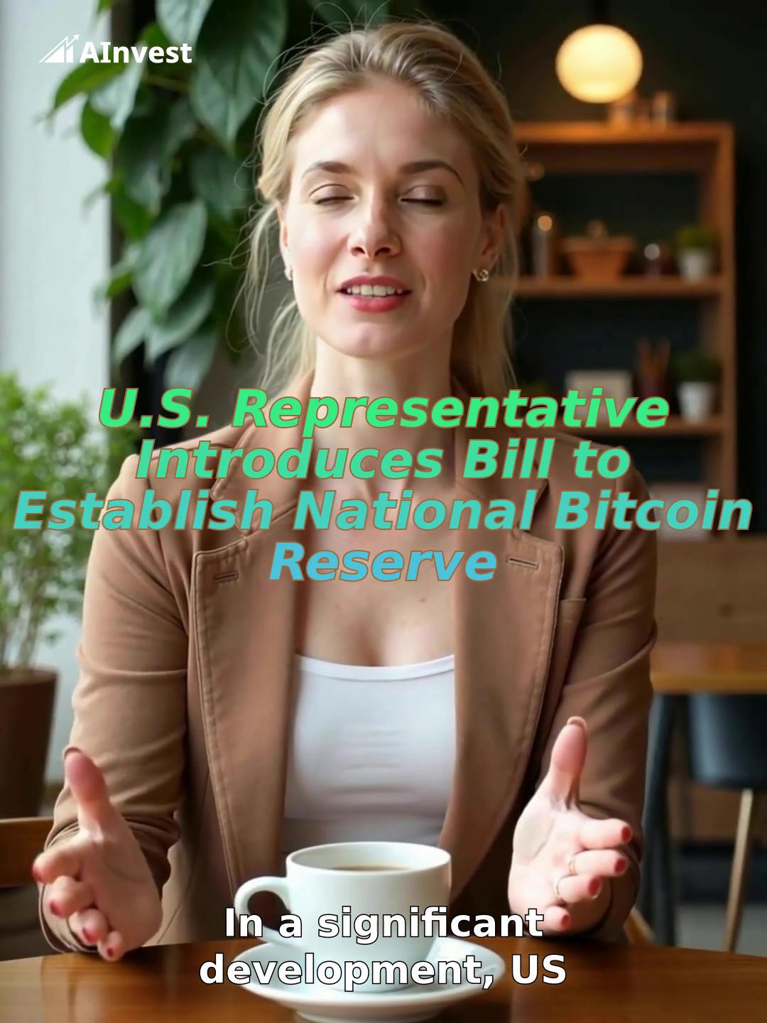 U.S. Representative Introduces Bill to Establish National Bitcoin Reserve