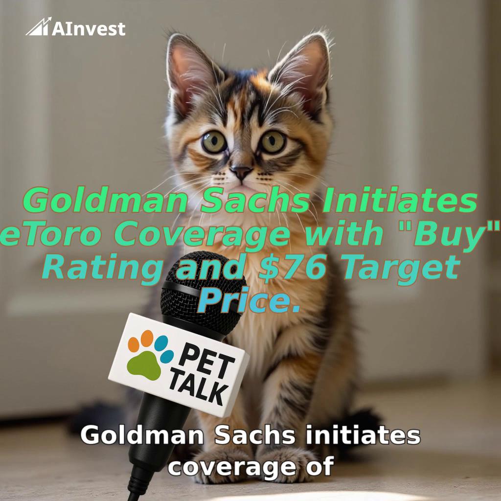 Goldman Sachs Initiates eToro Coverage with "Buy" Rating and $76 Target Price.