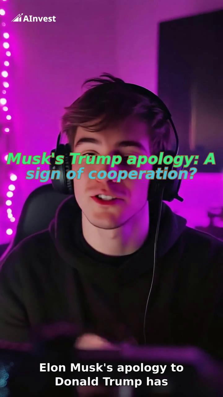Musk's Trump apology: A sign of cooperation?
