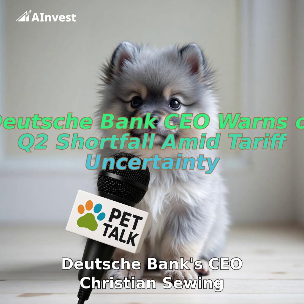 Deutsche Bank CEO Warns of Q2 Shortfall Amid Tariff Uncertainty
