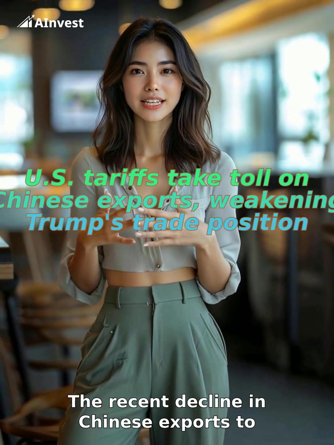 U.S. tariffs take toll on Chinese exports, weakening Trump's trade position