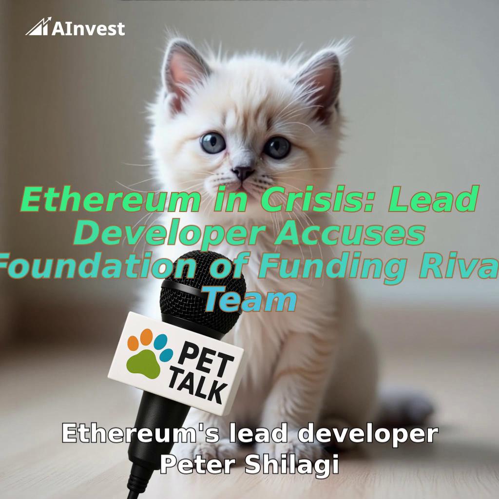 Ethereum in Crisis: Lead Developer Accuses Foundation of Funding Rival Team
