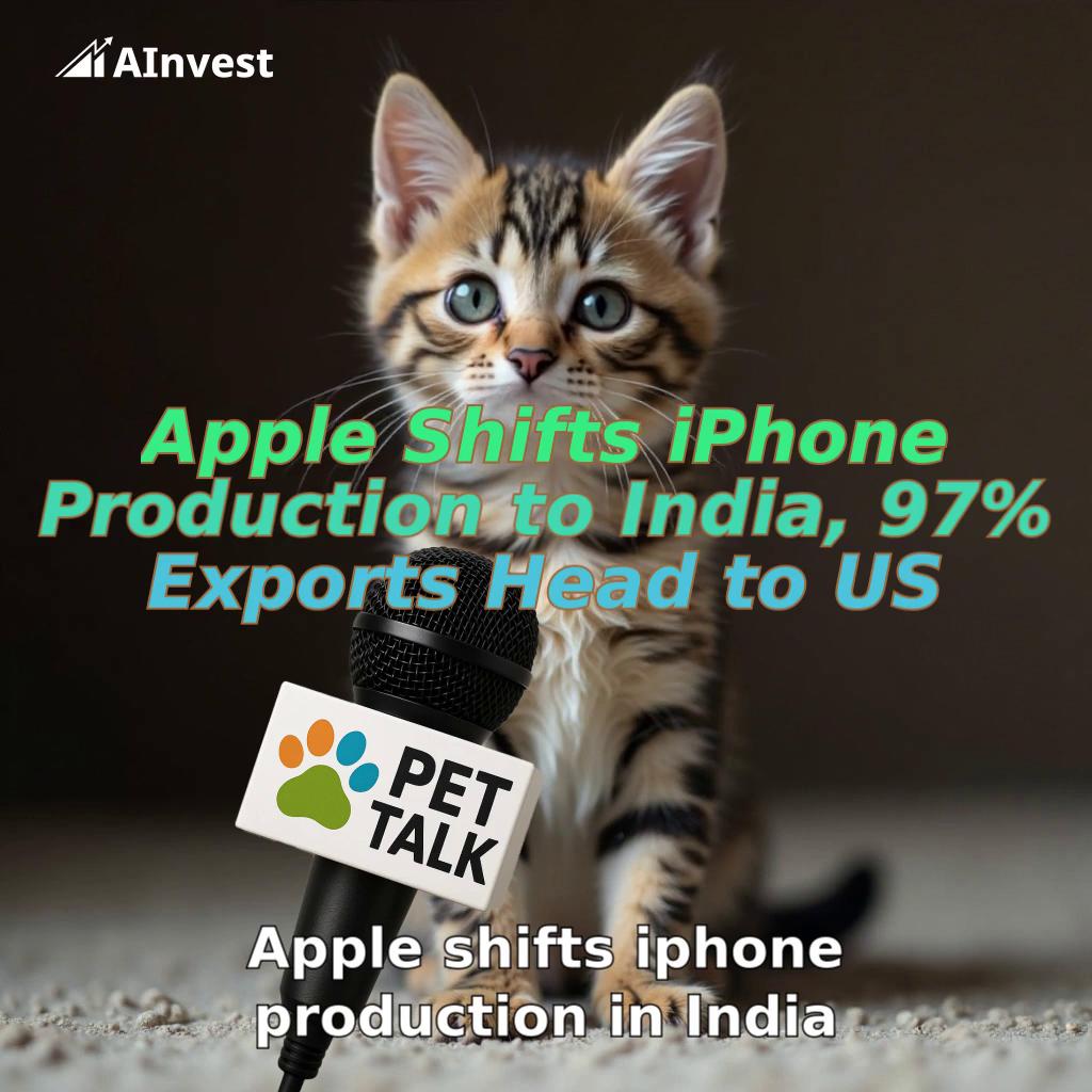 Apple Shifts iPhone Production to India, 97% Exports Head to US