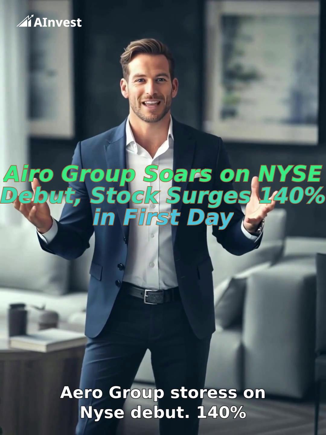 Airo Group Soars on NYSE Debut, Stock Surges 140% in First Day