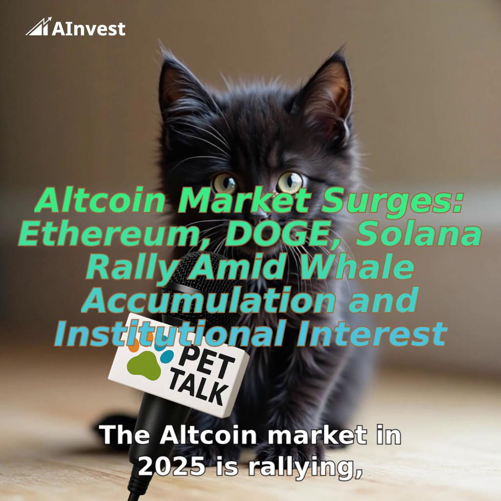 Altcoin Market Surges: Ethereum, DOGE, Solana Rally Amid Whale Accumulation and Institutional Interest