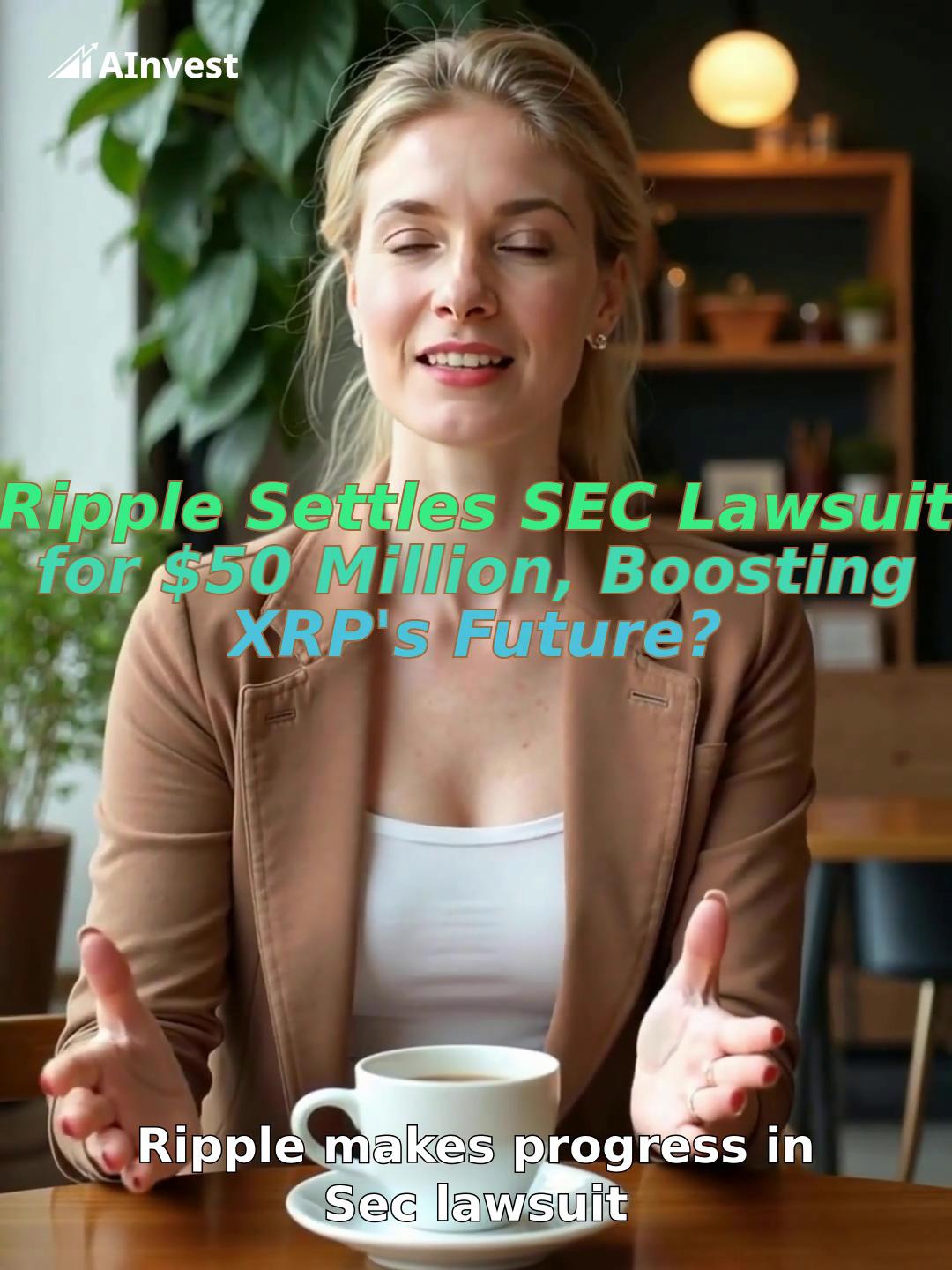 Ripple Settles SEC Lawsuit for $50 Million, Boosting XRP's Future?