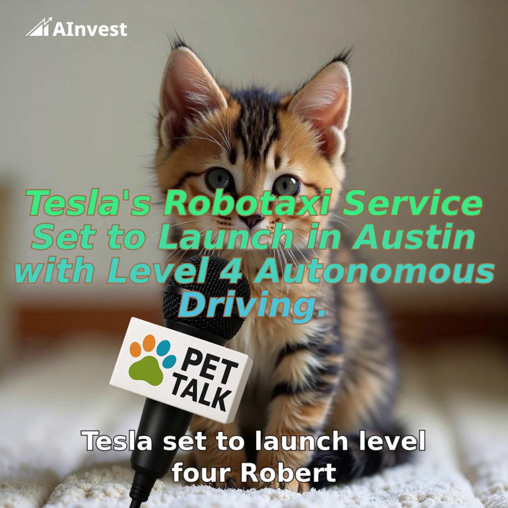 Tesla's Robotaxi Service Set to Launch in Austin with Level 4 Autonomous Driving.
