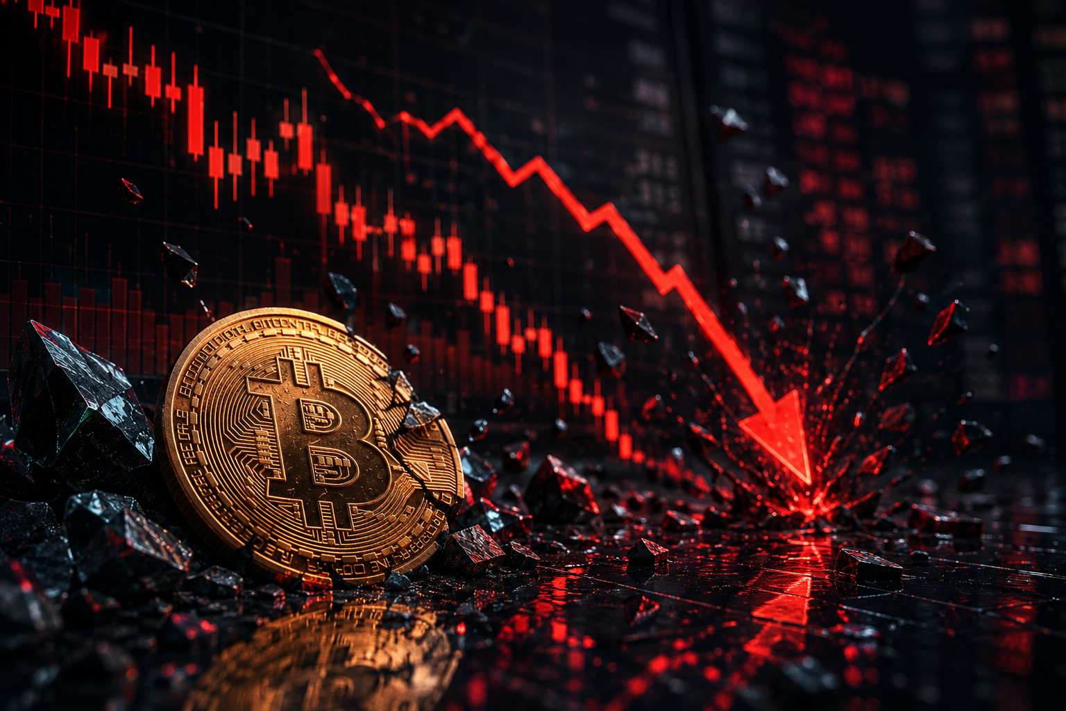 Bitcoin Hits Two-Month Low as Liquidations Reach $1.1B